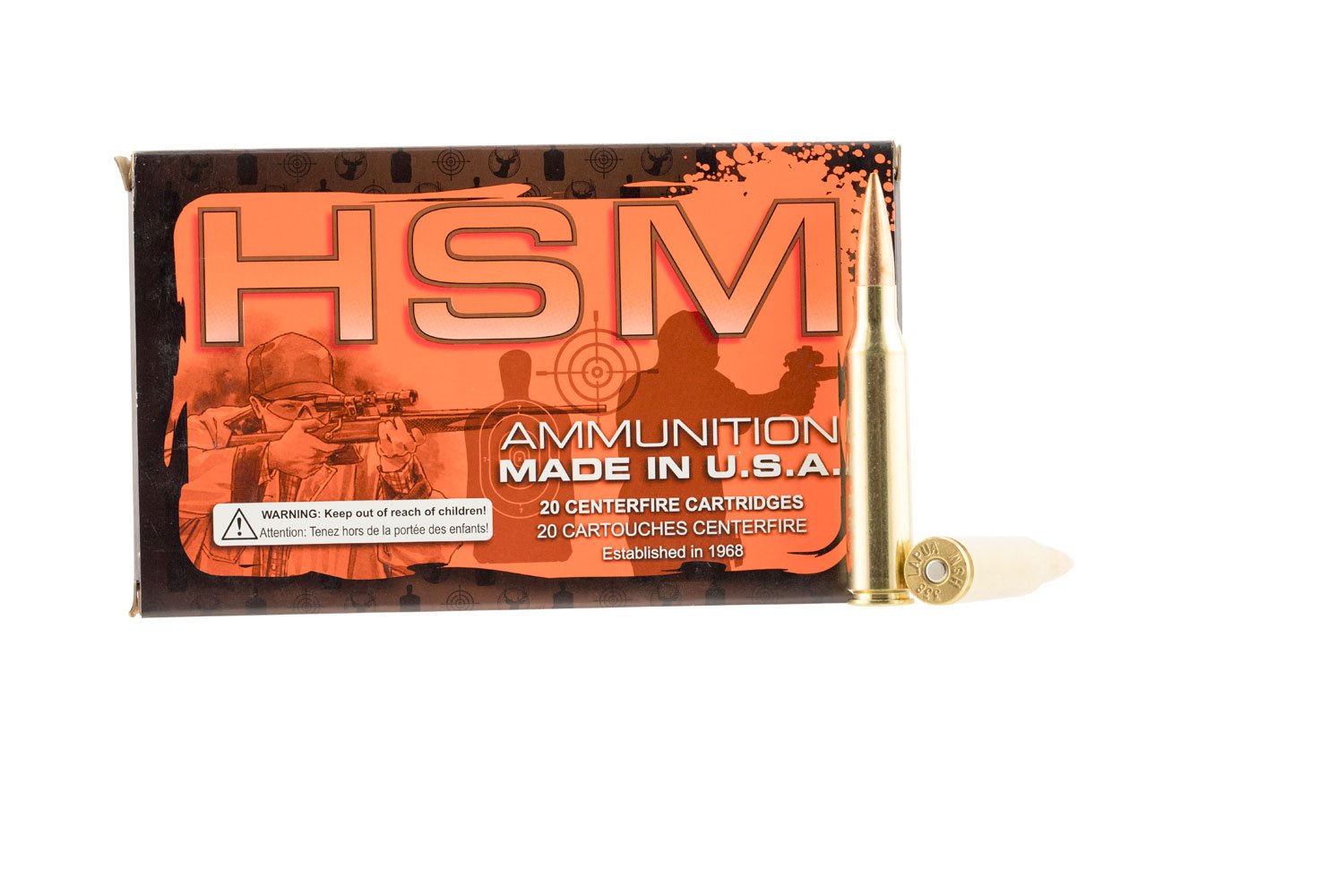 Buy HSM Ammunition 338 Lapua Mag 250gr Sierra MatchKing BTHP 20/Box online