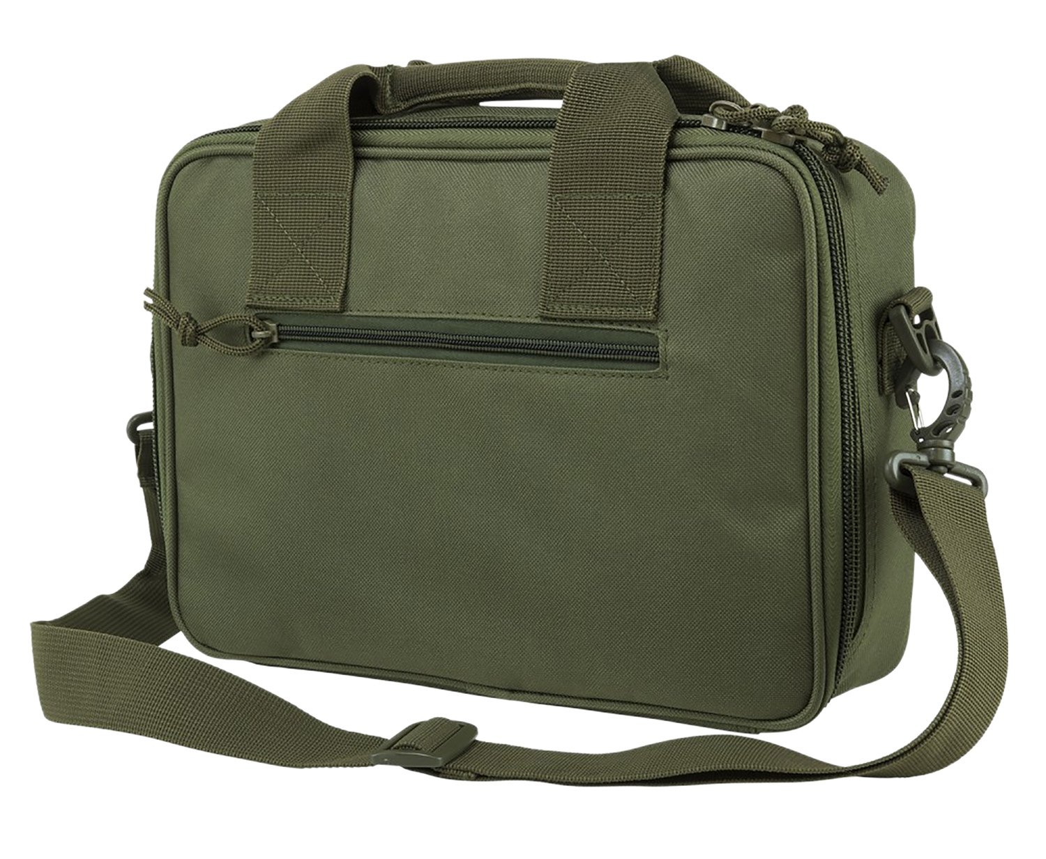 NcStar CPDX2971G VISM Double Pistol Range Bag Green 13"x10"x3.25" - NcSTAR - GREEN