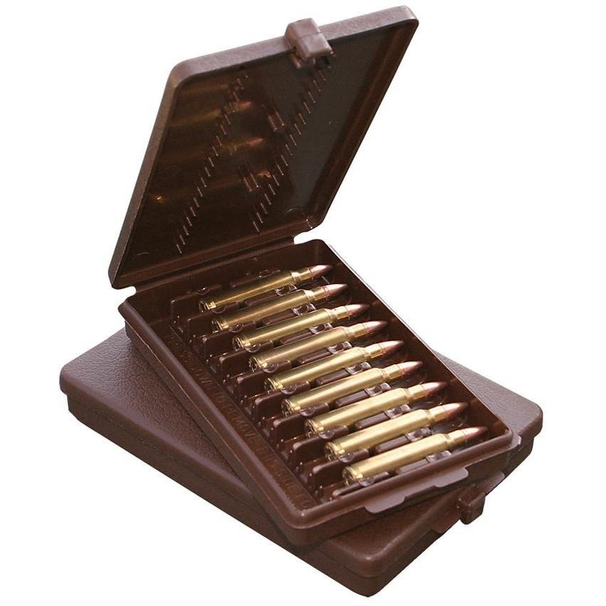 Buy MTM Case-Gard Small/Medium Rifle Ammo Wallet 9 Rounds Brown online