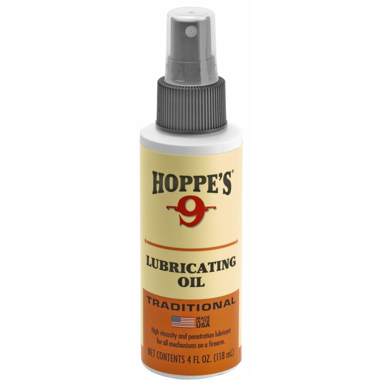 Hoppe's No. 9 Lubricating Oil Spray Pump Bottle 4 oz