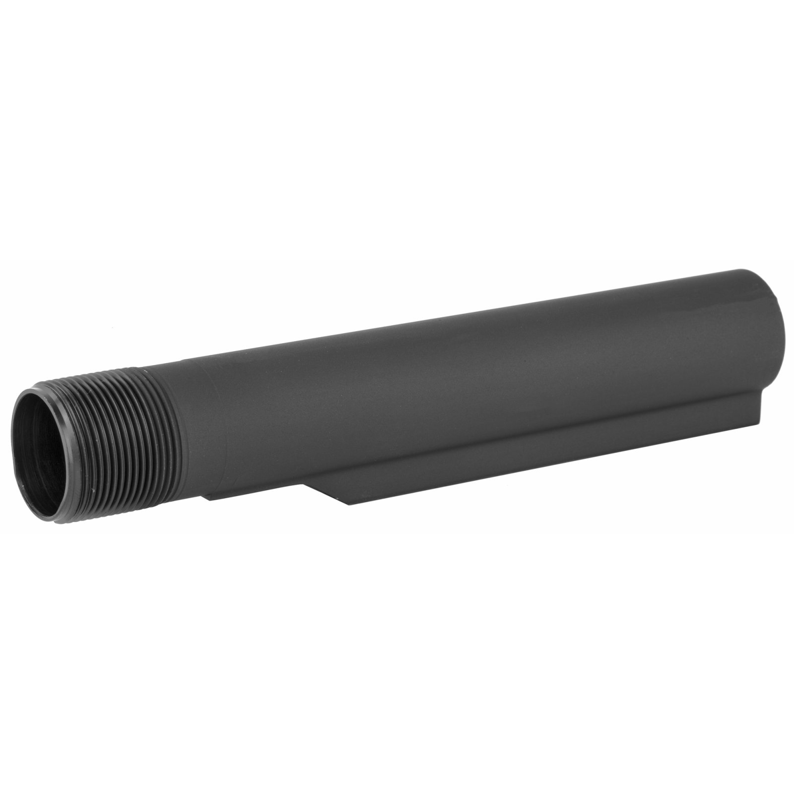 Luth-AR AR-15 Mil-Spec Buffer Tube, 6-Position, 6061-T6 Aluminum, Hardcoat Anodized Black