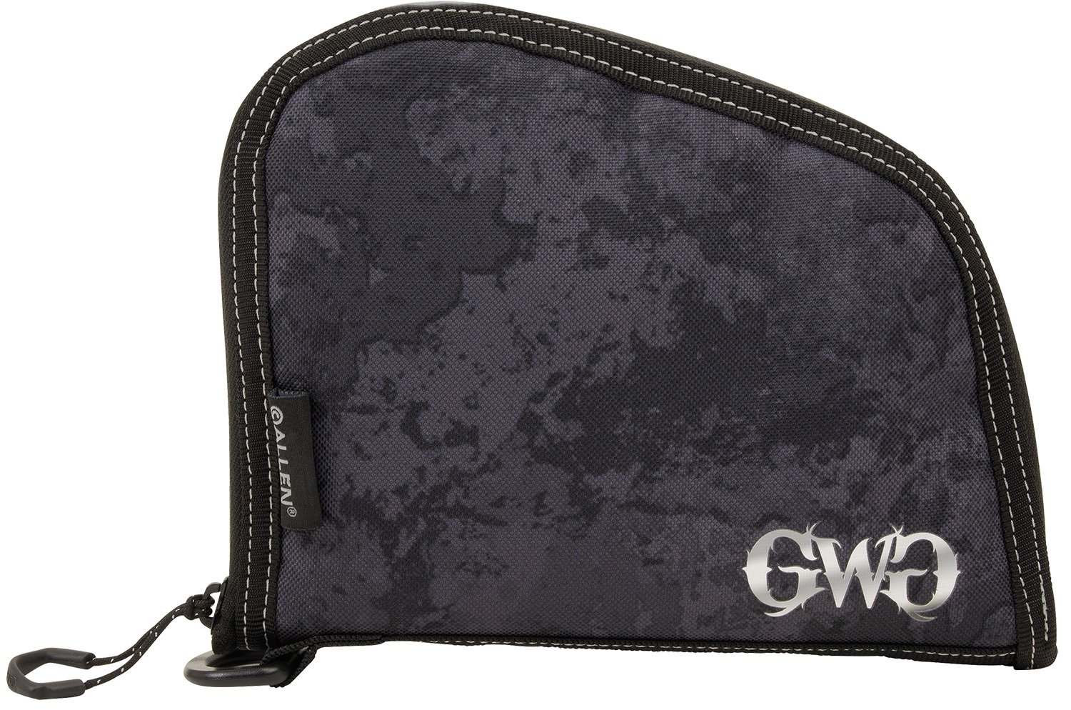 Girls With Guns Midnight Handgun Case 8" Canvas Shade Blackout Camo - Allen Company - BLACK/SHADE BLACKOUT CAMO