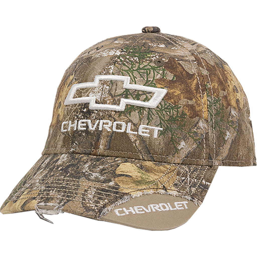 Outdoor Cap GEN09A-R7000 Chevrolet Camo Cap Realtree Edge Canvas Snap