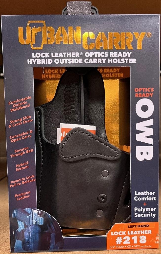 URBAN OWBRMR218BL RMR Cut Black LH Holster