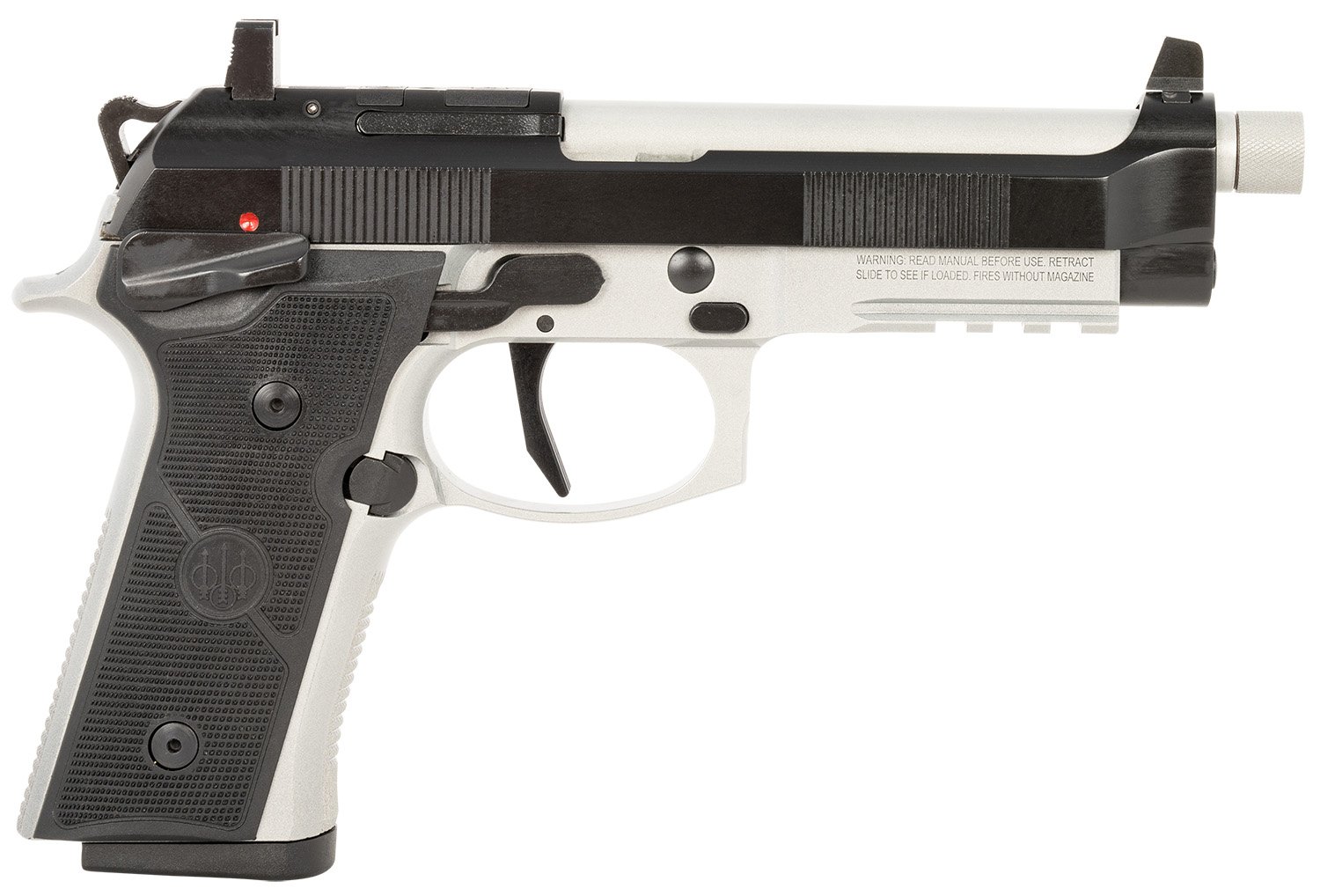Beretta 92XI SAO Tactical 9mm 5.1 in Black Stainless 10 Rounds Single Actio - Beretta - 9mm