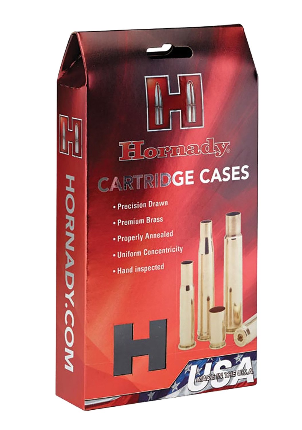 Hornady 86404 7mm PRC Rifle Brass Cartridge Cases 50/Box - Horn Hunter - BRASS