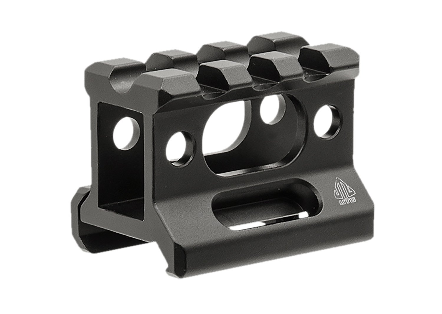 Leapers MTRSX1S Picatinny Riser 1" Height, 1.57" Length, Aluminum Black