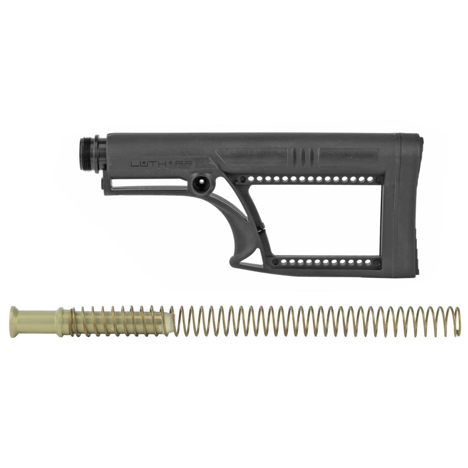 Luth-AR MBA-2K308 Stock, A2 Tube, .308 Buffer Spring, Fixed, Black