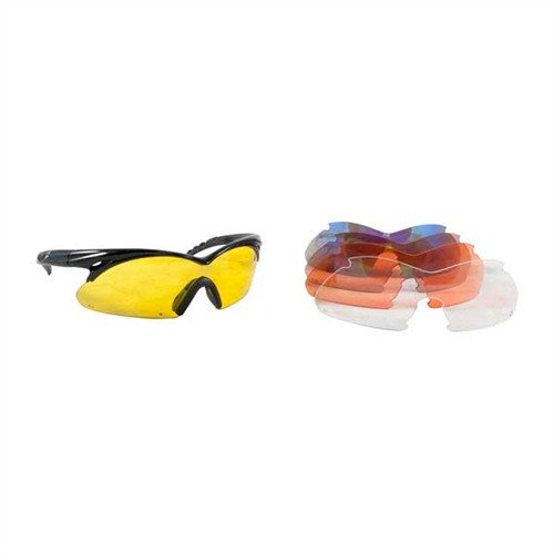Radians Multiple Lens Shift Interchangeable Lens Glasses Black