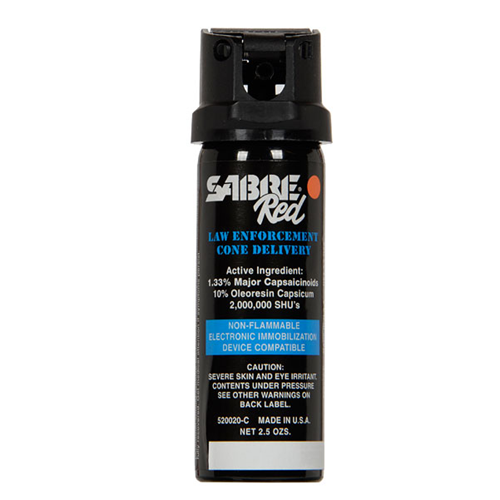 SABRE LAW RED 10% OC 2.5 OZ CONE MK-3 5 25PK