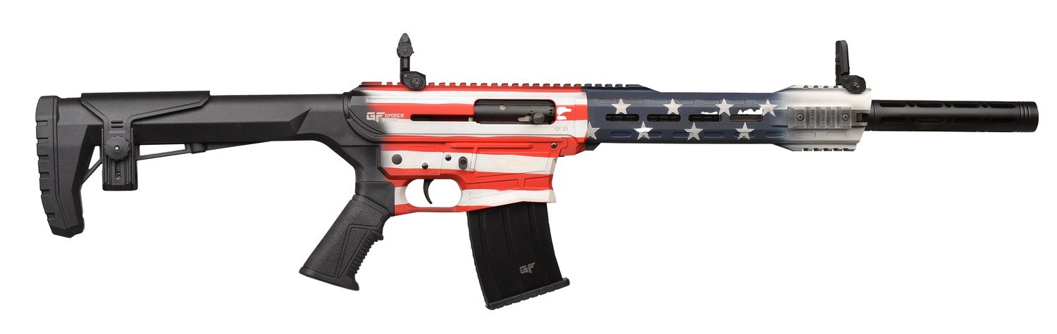 G-Force GF25 USA 12 Gauge Semi-Auto 18.5 in Cerakote 5+1 Capacity - GForce Arms - 12 Gauge