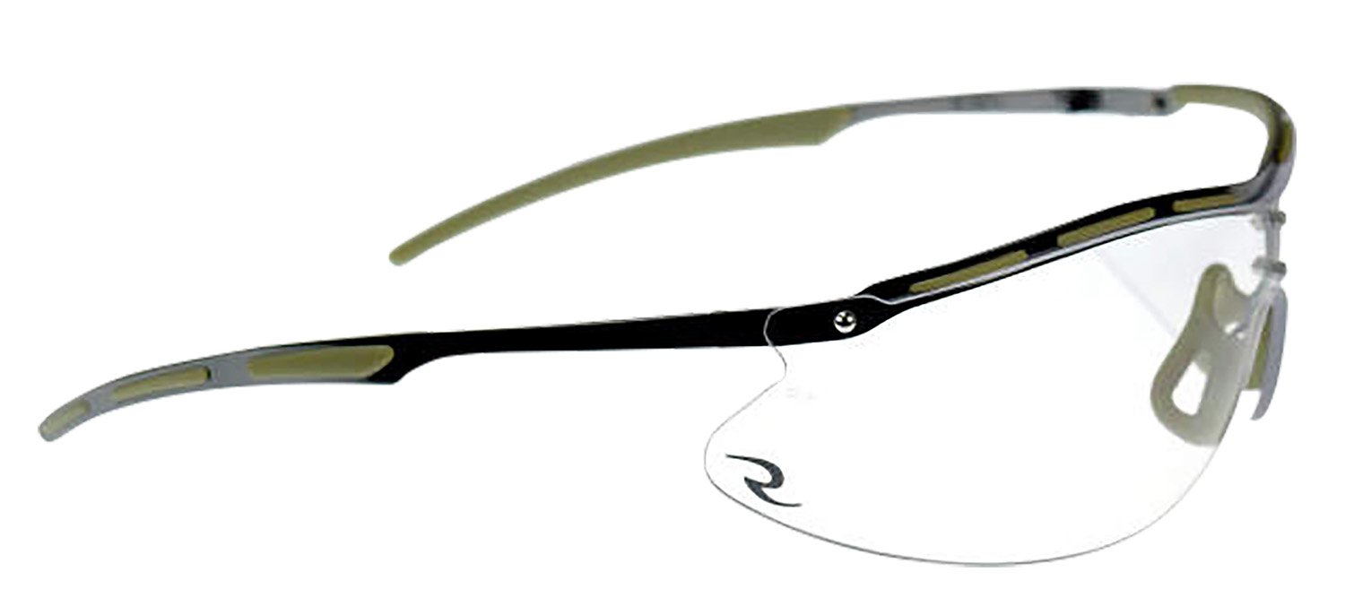 Radians CSB1011CS Bravo Glasses Clear Lens Black Frame Z87.1 Rated - RAD - BLACK