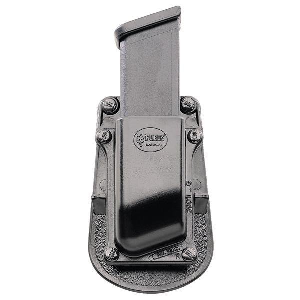 Fobus 390145 Single Mag Pouch Black Polymer Paddle for 1911 .45 ACP