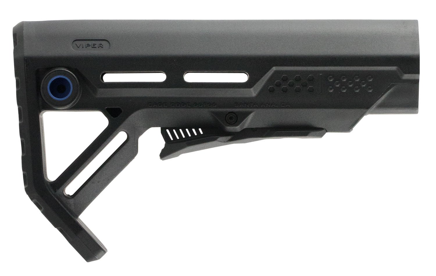 Buy Strike Industries STRIKEESMOD1BKBLU MOD1 Black/Blue AR-15 Buttstock online