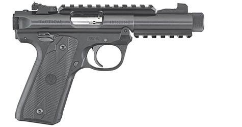 Ruger Mark IV 22/45 Tactical 22 LR 4.40 in Threaded Barrel Black Finish