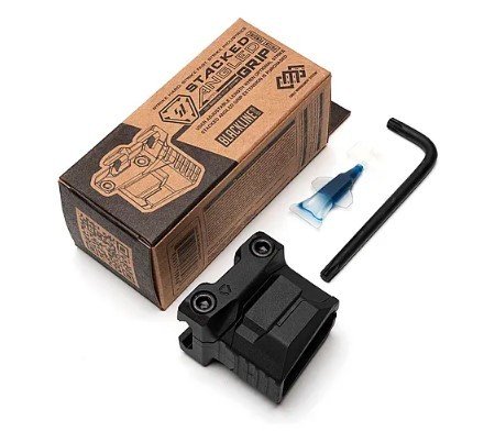 Strike Industries SI-AR-CMS-PSAF-BK Angled Grip Black 86 deg Cable Management