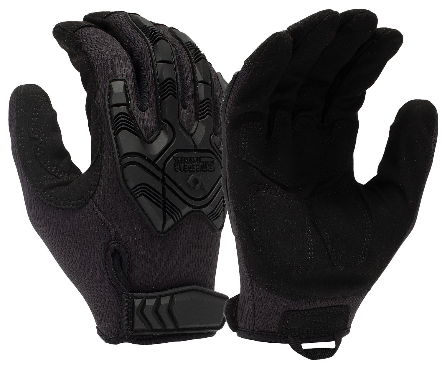 Pyramex VGTG40BL Impact Operator Heavy-Duty Black Synthetic Leather... - PYRA