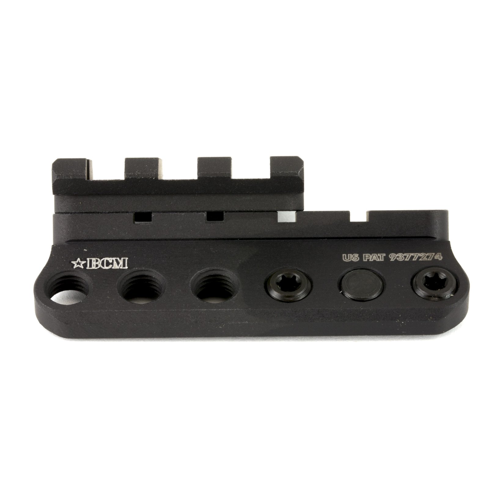 BCM 1913LMKM Gunfighter Modular Mount 1913 Picatinny KeyMod Black Aluminum