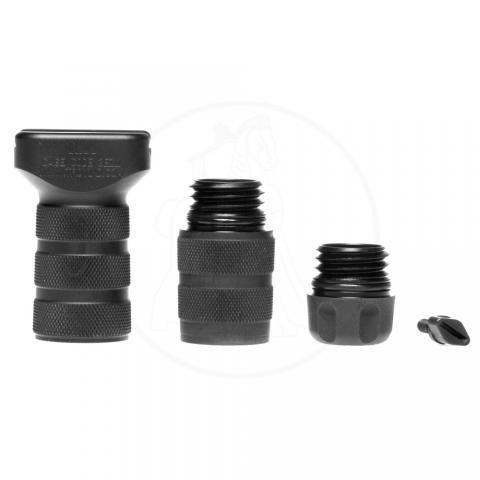 Troy Ind SGRITRGA0BT00 Modular Combat Grip Black Aluminum 3-Part Design - Troy Industries - MODULAR