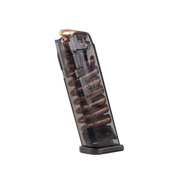 ETS Group SMKGLK17 Magazine 9mm Luger 17rd Carbon Smoke Compatible Glock