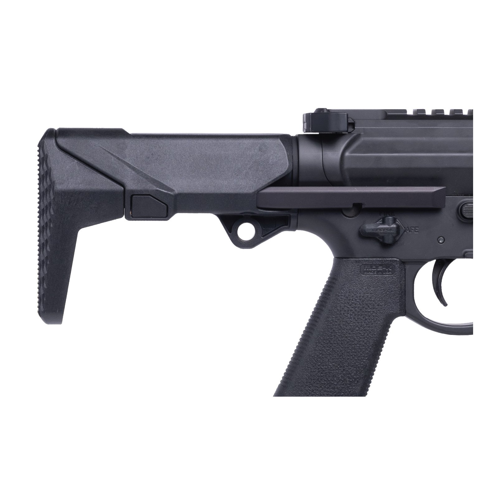 Q LLC ACCSHORTYSTOCKBLK Shorty Black Polymer Stock AR/M4
