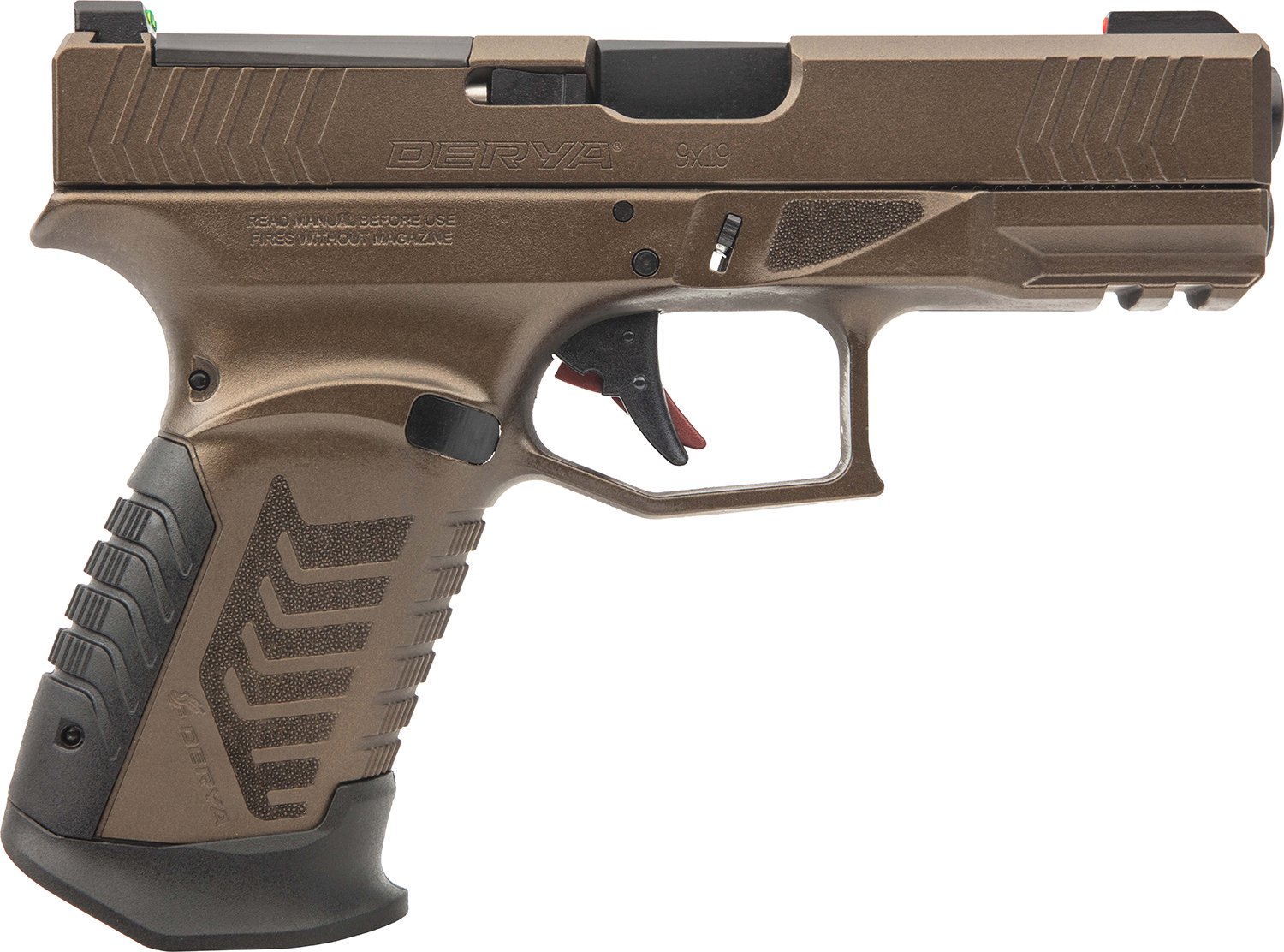 Derya DY9MBFTR 9mm 15rd Semi-Auto Midnight Bronze Optics Ready