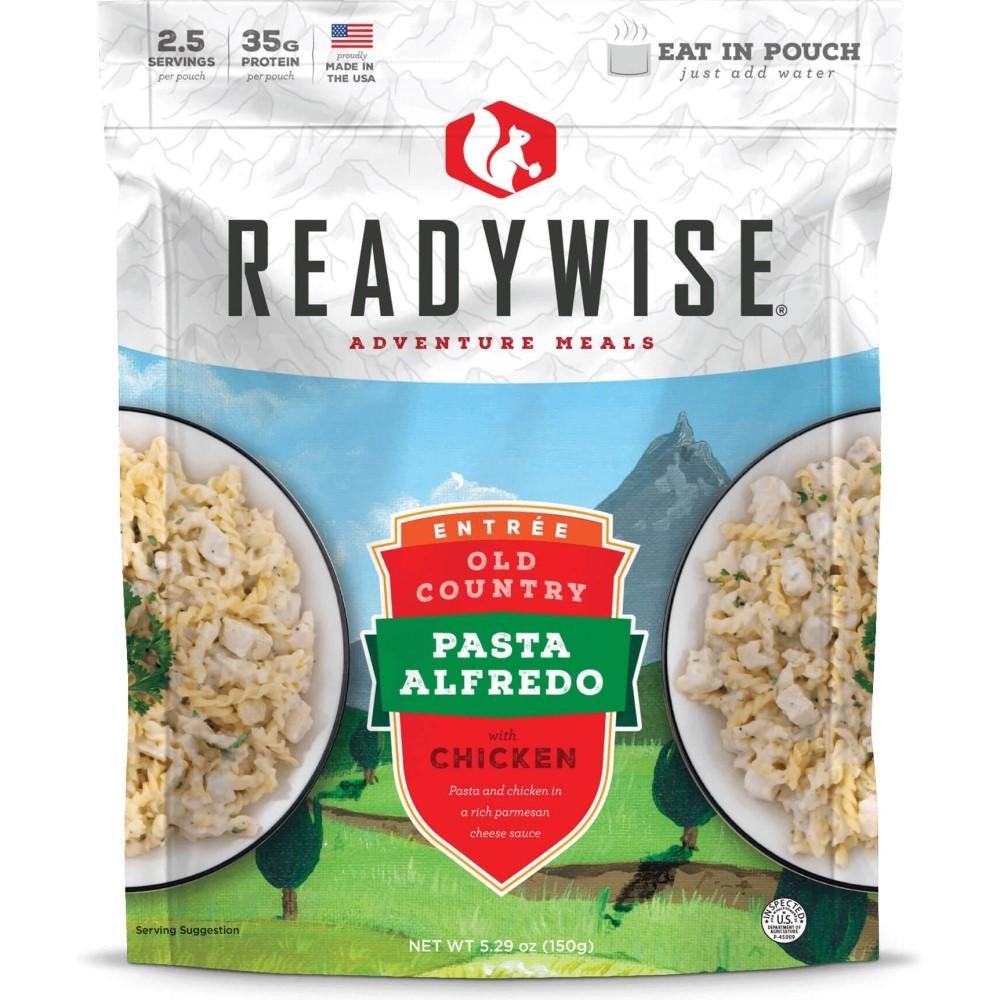 ReadyWise RW05-002 Old Country Pasta Alfredo Chicken 5.29 oz Resealable - ReadyWise