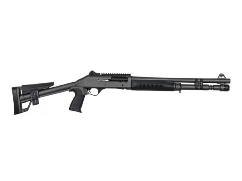 PW Arms PAM4TSDGFSS Panzer M4 12GA 18.5" Gray Skeleton Stock - Primary Weapons Systems