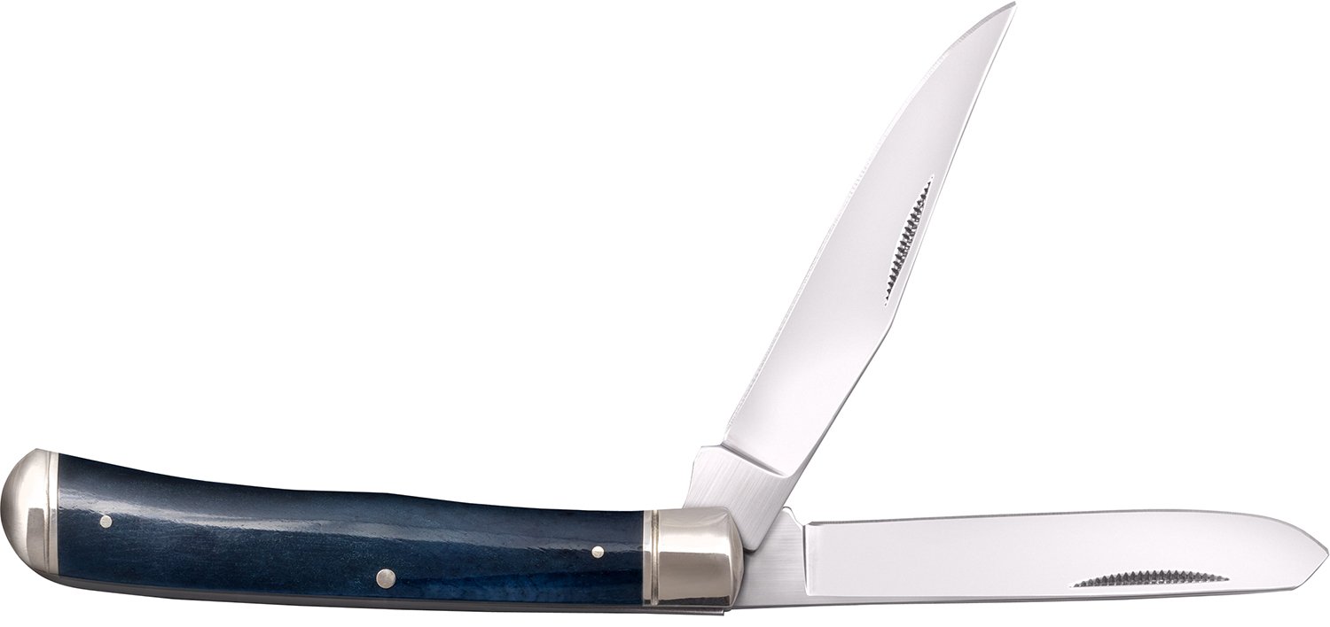 Cold Steel CSFLTRPRB Trapper 3" Folding Clip-Spey Plain 8Cr13MoV SS Bla... - Cold Steel