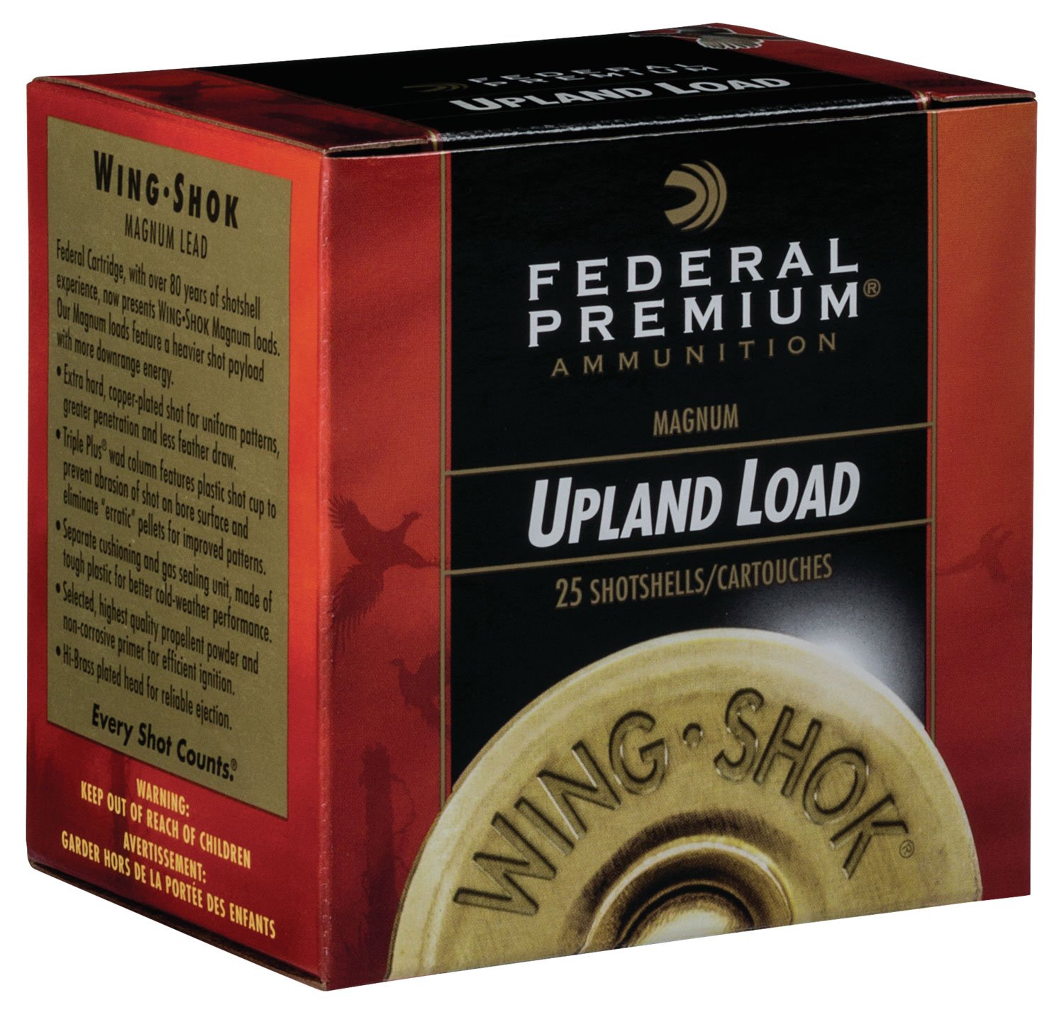 Federal Wing-Shok 16ga 2.75" #4 25rds - Pheasants Forever - Federal Premium Ammunition - LEAD