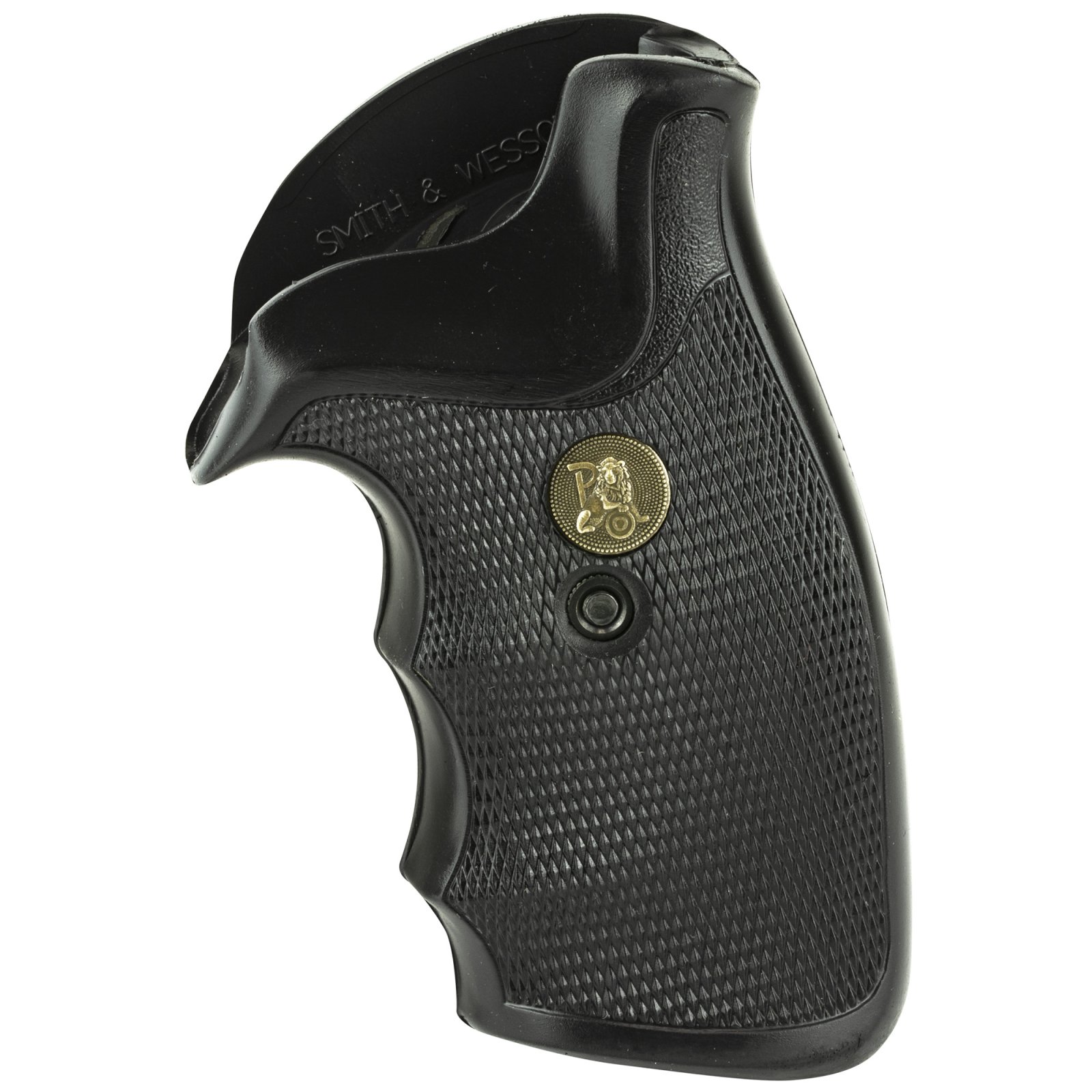 Pachmayr 03266 Gripper Grip Black Rubber S&W K/L Frame Round Butt