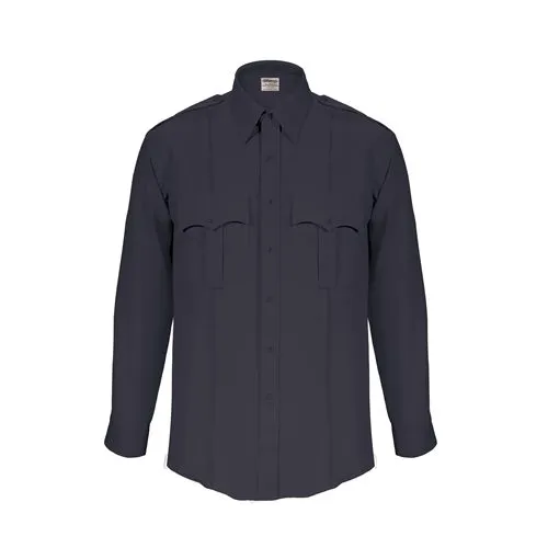 Elbeco TexTrop 2 LS Shirt Zippered Lightweight Poly Blend