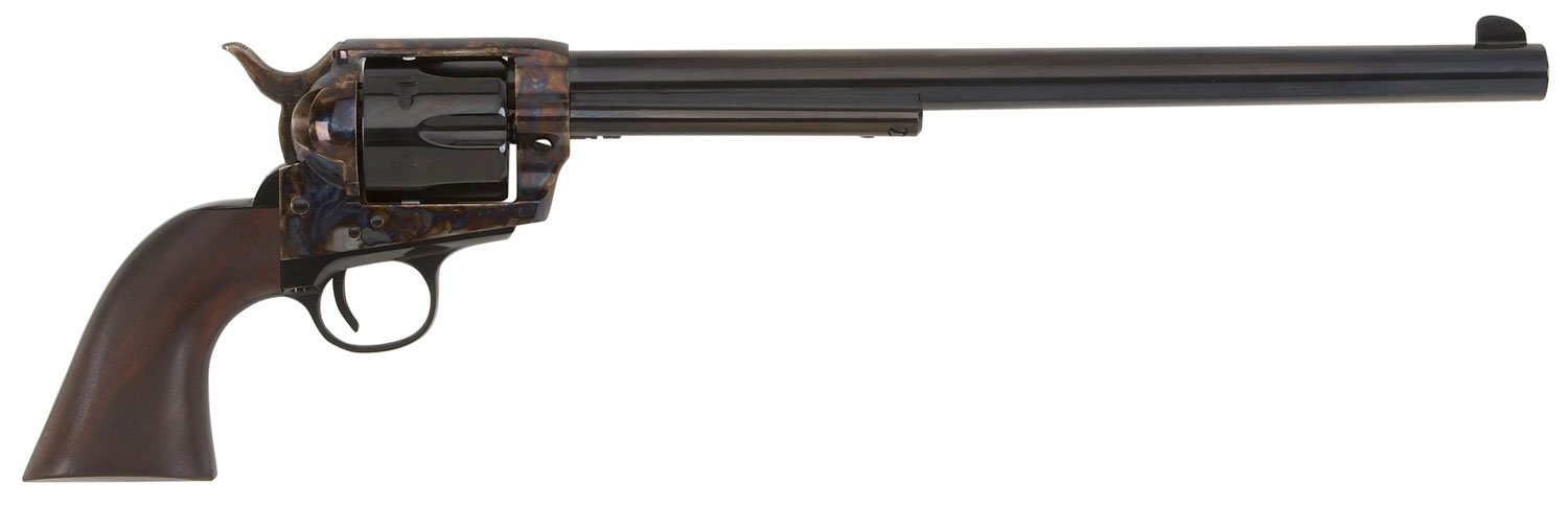 Pietta GWII Buntline Revolver 45 Colt 12 in Blued Case Hardened Walnut Grip - PIETTA - 45 Colt (LC)