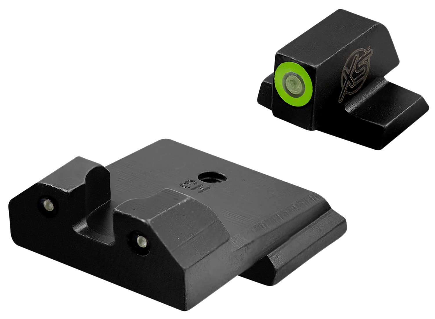 XS Sights RAM Night Sight: Tritium Green, Black Rear, Ember Glow Dot, S&W M&P Pistol SW-R033S-6G