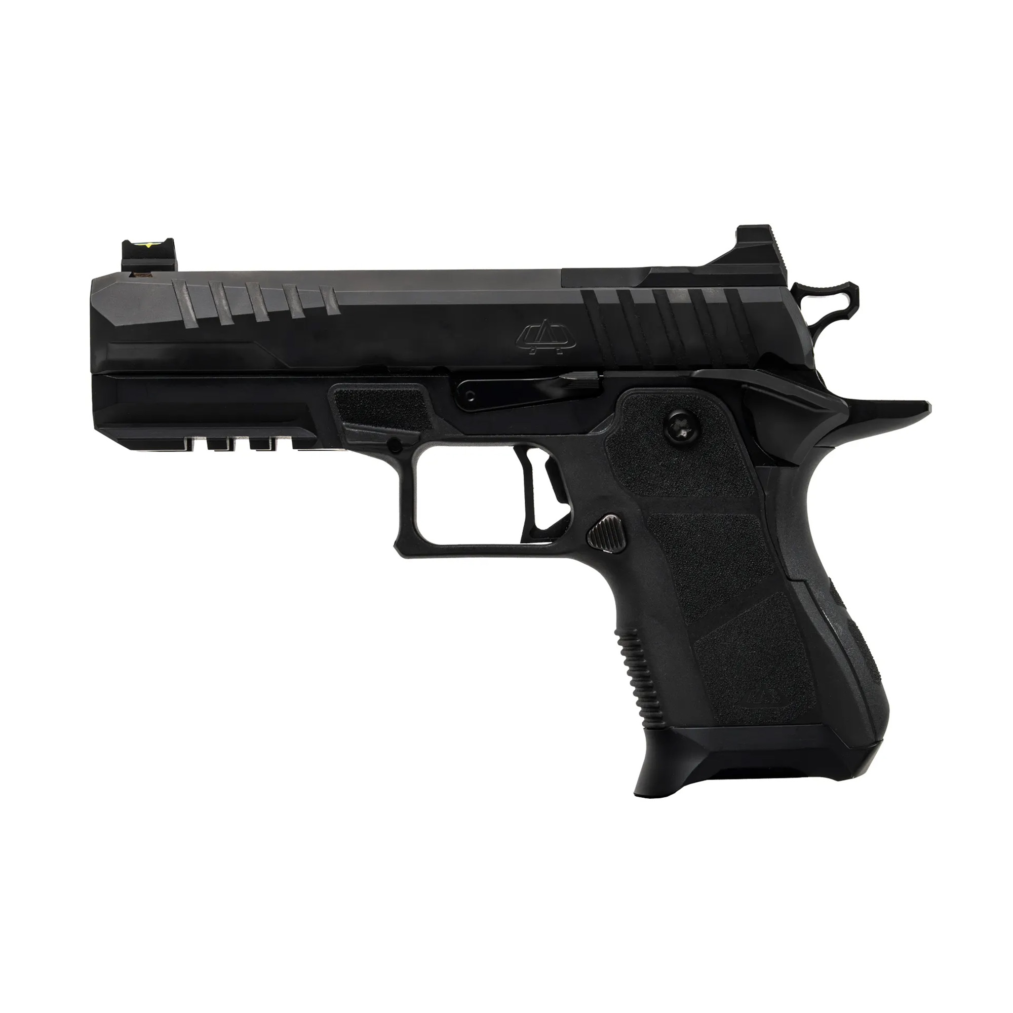 Oa Defense 2311 w/Plus Kit Compact 9mm Luger 17+1 4.25" Stainless Barrel, Black Steel Optic Ready/Serrated Slide, Black Aluminum Frame w/Picatinny Rail, Black Polymer Grip, Ambidextrous