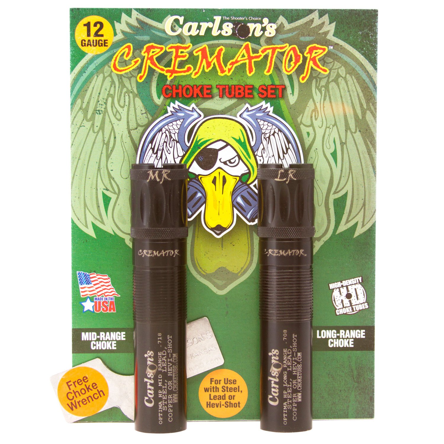 Carlson's 11662 Cremator 12 Gauge Mid Long Range Non Ported 17-4 Steel - Carlson - 12 GAUGE