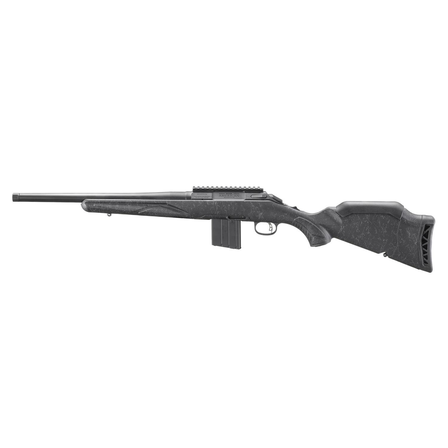 Ruger American GII Patrol Rifle 6mm ARC 10rd Magazine 16.1" Threaded Barrel Black Splatter Stock - Ruger - 6MM ARC