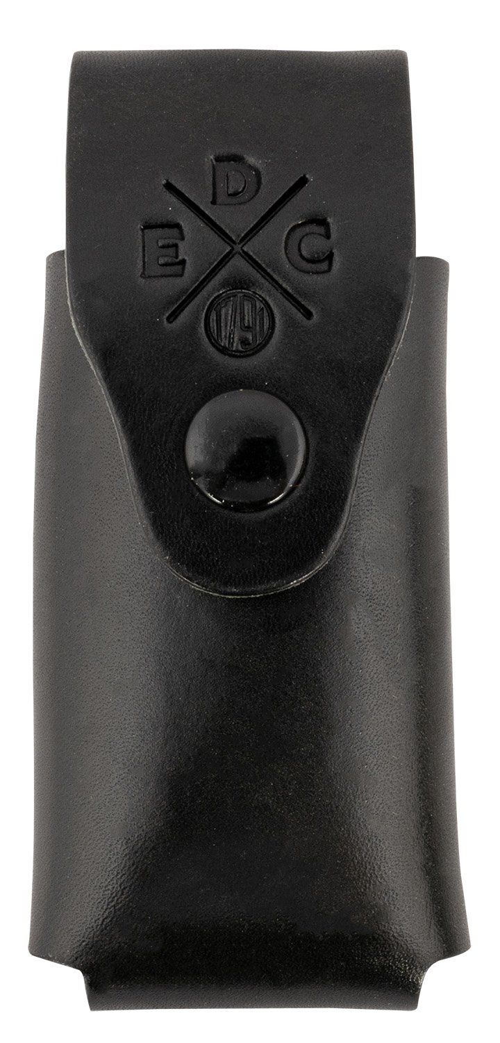 1791 Gunleather HDESSLSBLKA EDC Black Leather Ambidextrous Belt Slide - 1791 Gunleather - BLACK