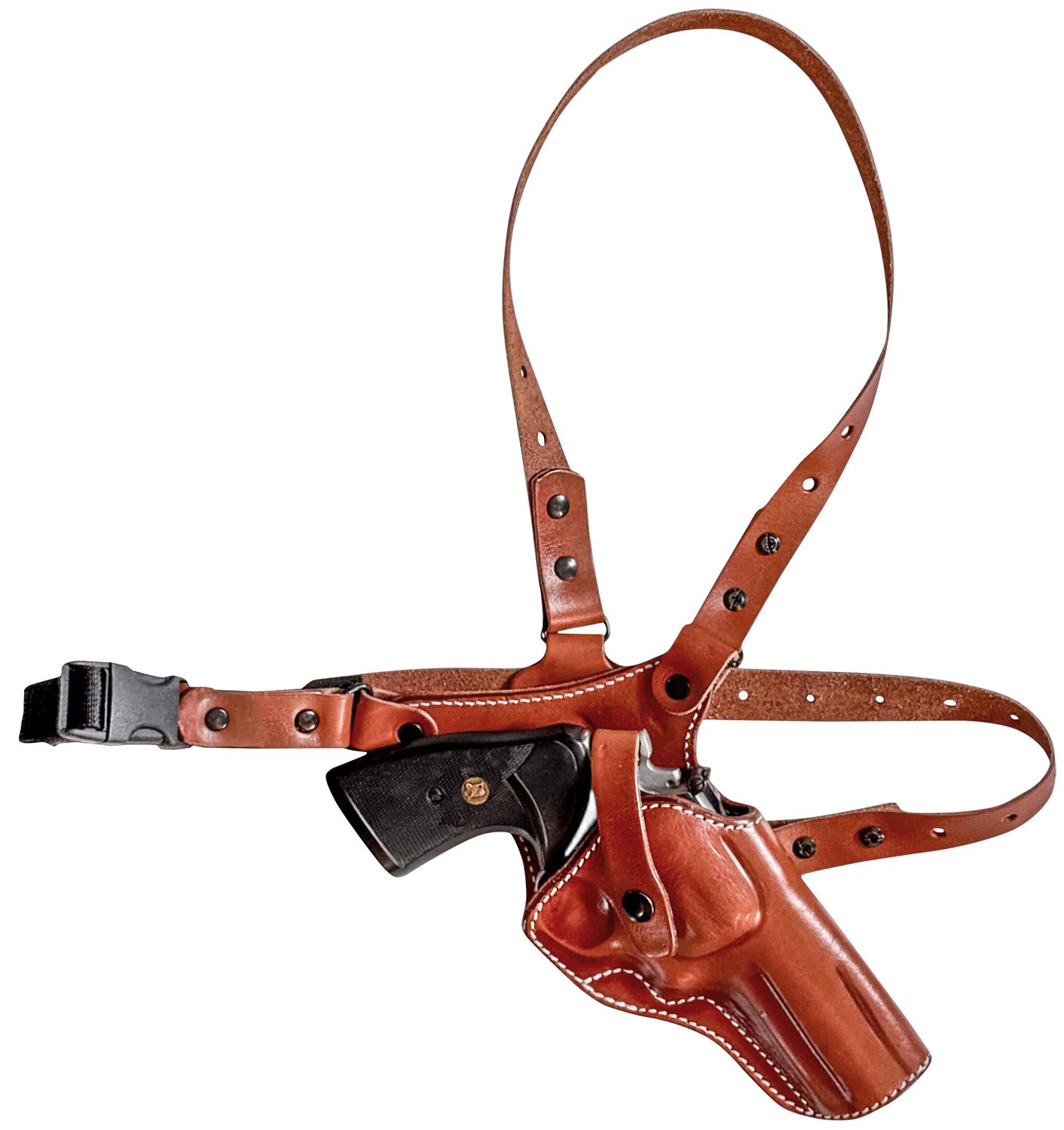 1791 Gunleather PFC-RV2-CBR-R S&W K&L Frame RH Brown Shoulder Holster - 1791 Gunleather - CLASSIC BROWN
