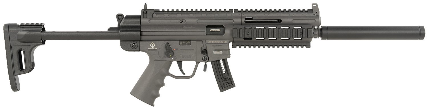 ATI GSG-16 22LR 16.25 Smoke Grey 10RD Rifle - Gerber - 22 LR