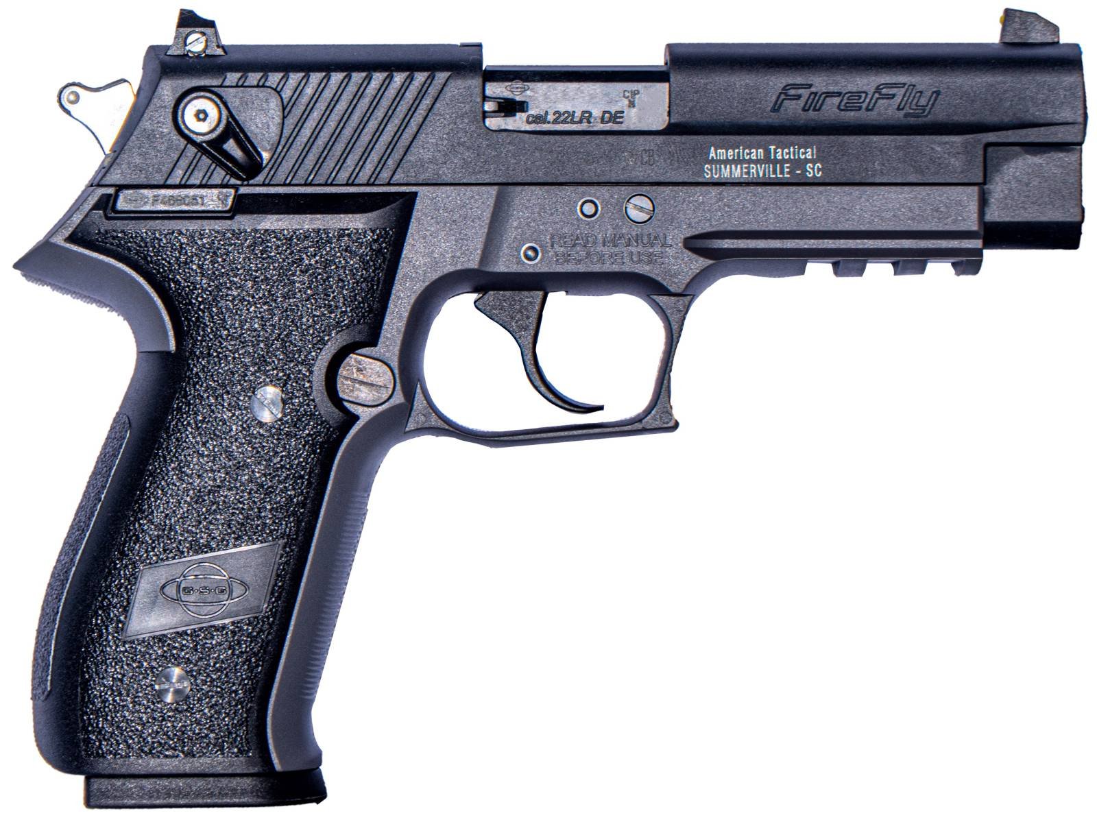 German Sports Guns Pistol Firefly 22 LR 4" Barrel Black 10 Round G2210FF - American Tactical Imports - 22 LR