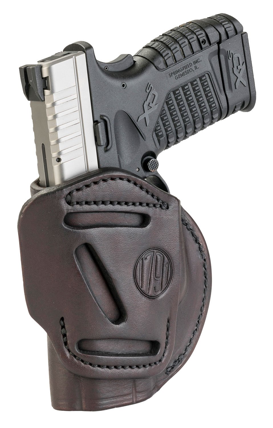 1791 Gunleather 4WH4SBRR 4-Way IWB/OWB Size 04 Signature Brown Leather... - 1791 Gunleather - SIGNATURE BROWN