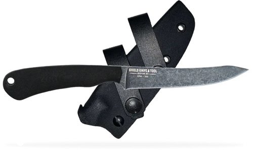 Shield Arms SKT-NIMROD-ACID-BLKG10 Knife, 4.38" Blade, Black G10 Handle