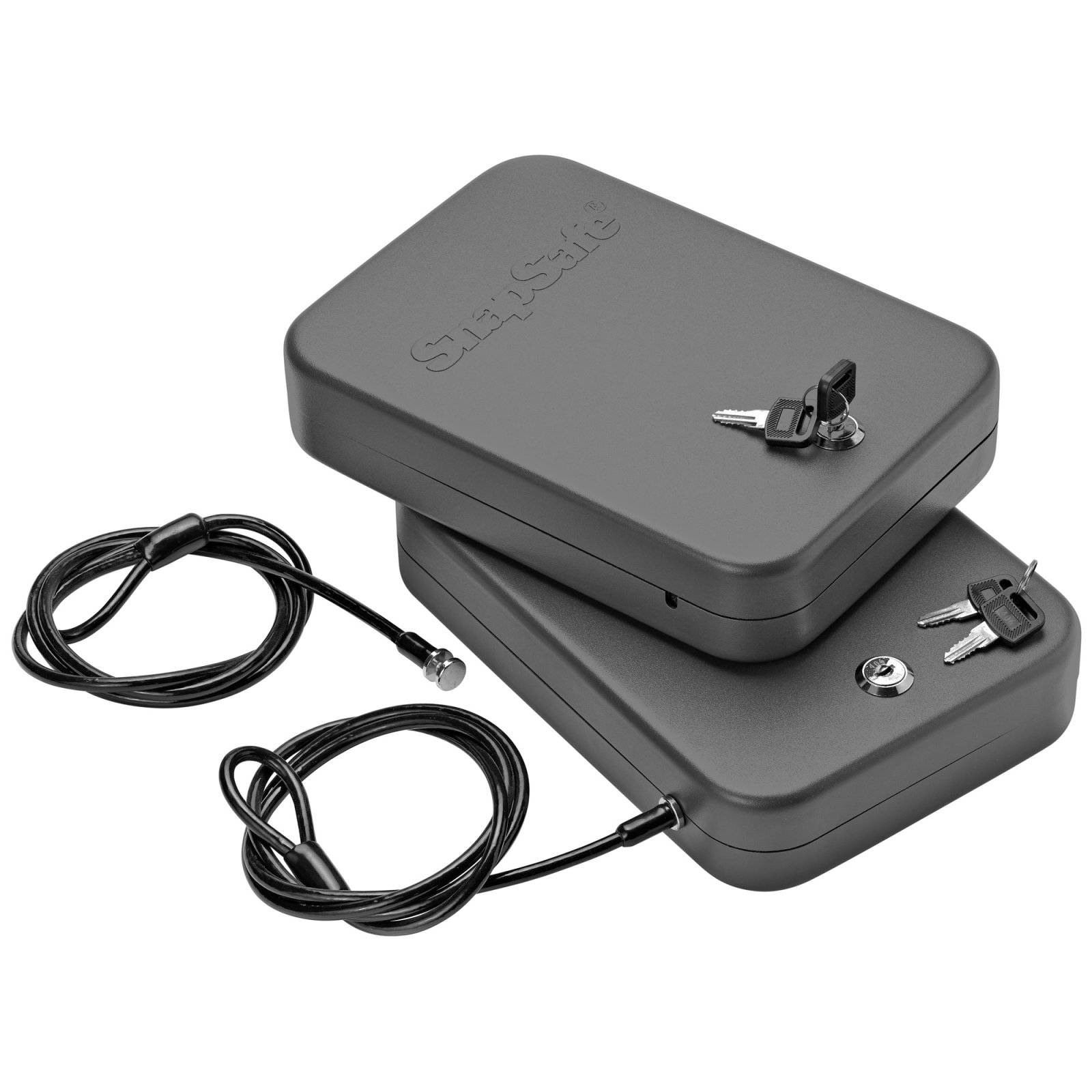 SNAPSAFE XL Lock Box with 2-Pack Keyed Alike (75211)