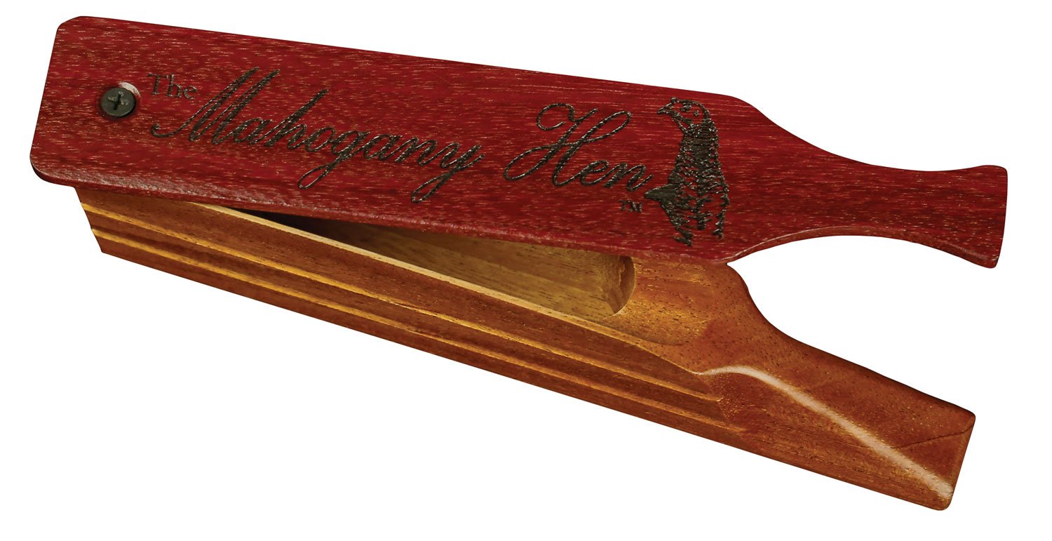 Woodhaven WH345 Mahogany Hen Box Call with Purple Heart Lid - Woodhaven Calls - TURKEY