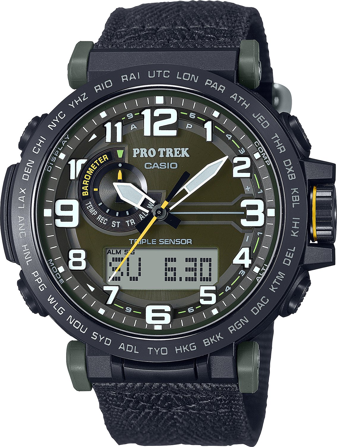GSHOCK PRG601YB3 PRO TREK BIO BASED BLK