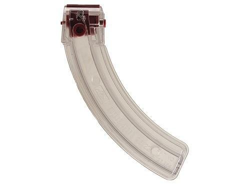Clear Butler Creek Hot Lips 25rd Banana Magazine, .22LR, Ruger 10/22, Efficient Feeding, Reloadable, USA Made