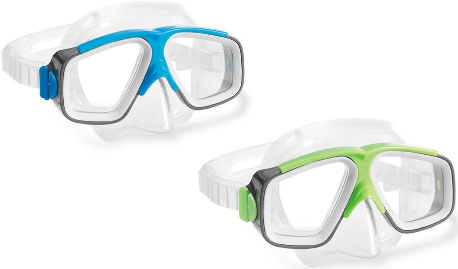 Buy INTEX 55975E Surf Rider Youth Swim Mask TPR Skirt, PC Lenses, Age 8+ online