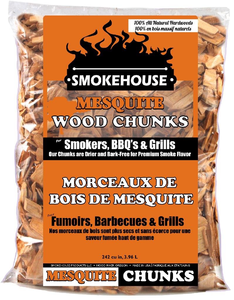 SMOKEHOUSE NATURAL WOOD CHUNKS  MESQUITE