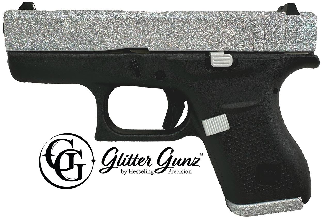 Glock UI4250201DIA 42 380ACP 3.25" Glitter Gun Diamond Finish